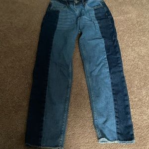 Justice girls size 18 mini mom denim jeans